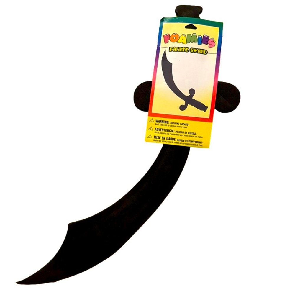 NWT Kid’s Foam pirate 🏴‍☠️ sword for crafts or costume accessory 4 a little one